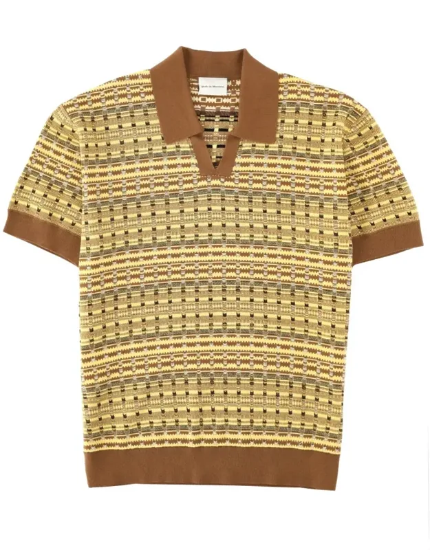 Maille Coogie Geometric Polo Shirt