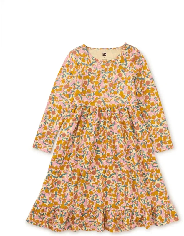 Ruffle Hem Maxi Dress