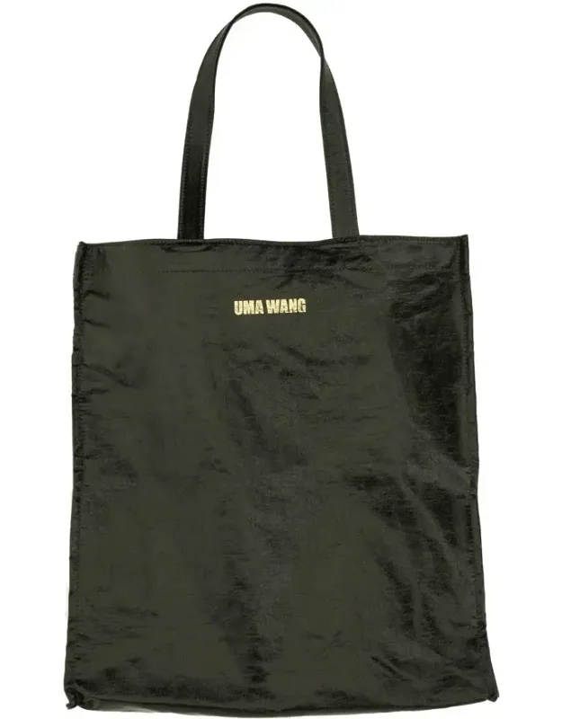 Tote With Crinkled Texture And Spacious Interior