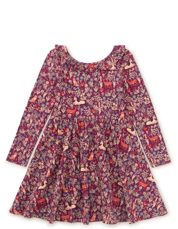 Ruffle Collar Ballet Dress