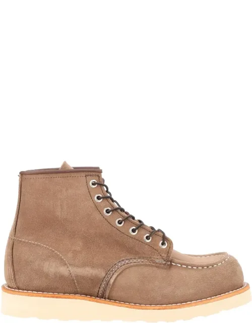Classic Moc Ankle-high Toe Leather Boots