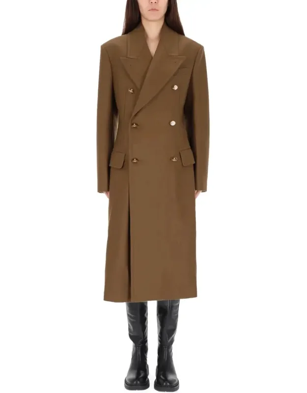 Winston Double-breasted Tailored Coat
