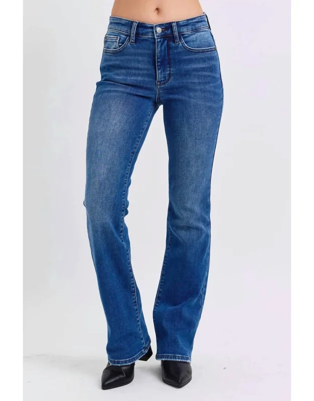 Thermal Bootcut Jeans
