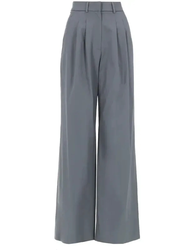 High Waist Stretch Cropped Trousers
