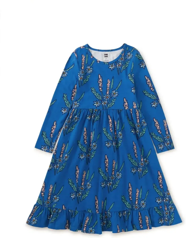 Ruffle Hem Maxi Dress