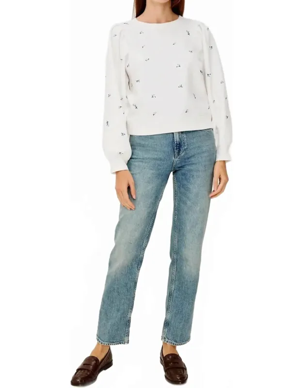 Embroidered Sweatshirt