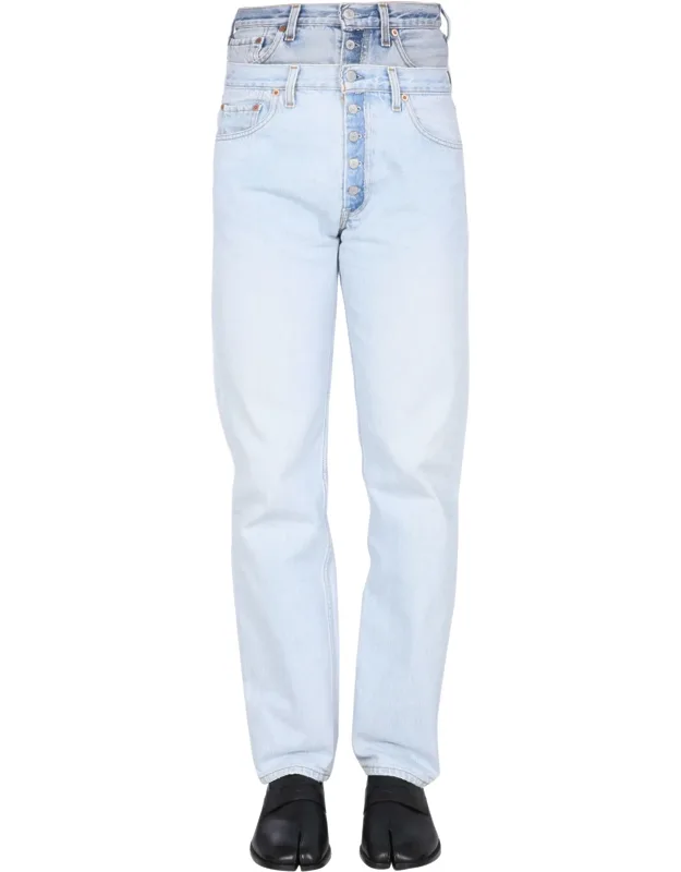 Double Waisted Jeans