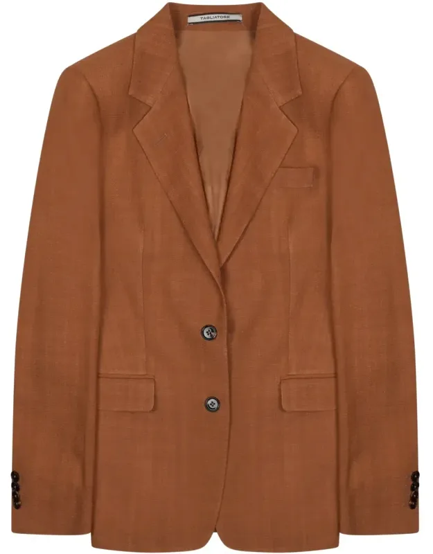 Viscose Blend Tailored Blazer
