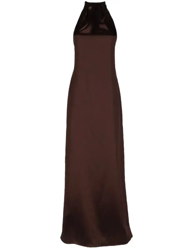 Halter Floor Length Dress