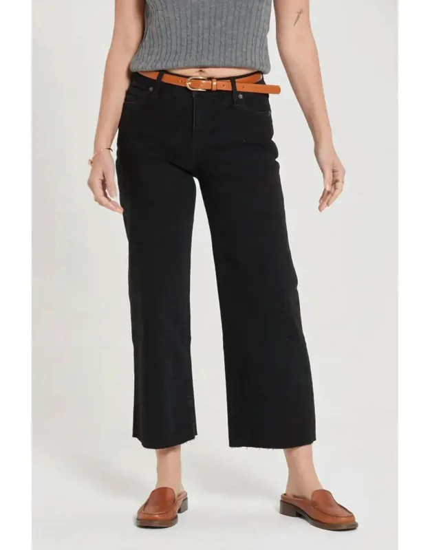 Ankle Crop High Rise Jeans