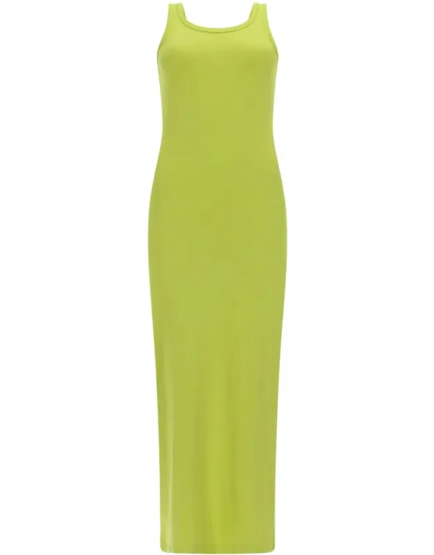 Scoop Neck Viscose Maxi Dress