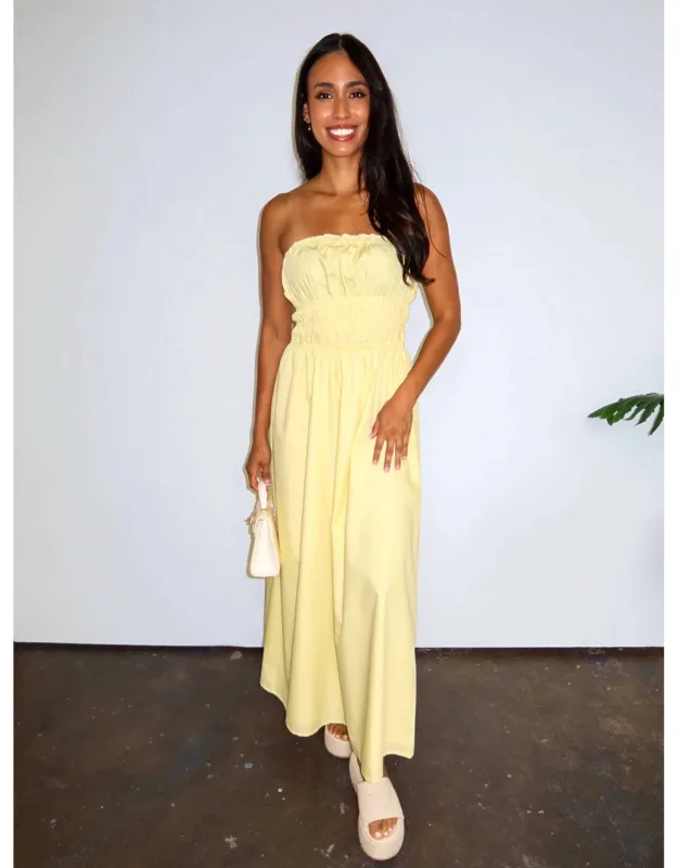 Sunbeam Poplin Maxi Dress