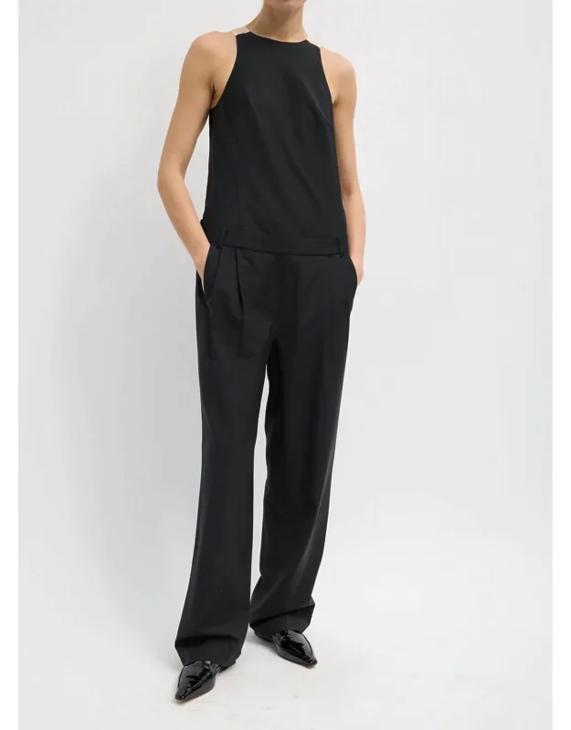 Recycled Tropical Wool Jumpsuit