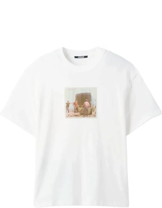 Photographic Print Cotton-blend T-shirt