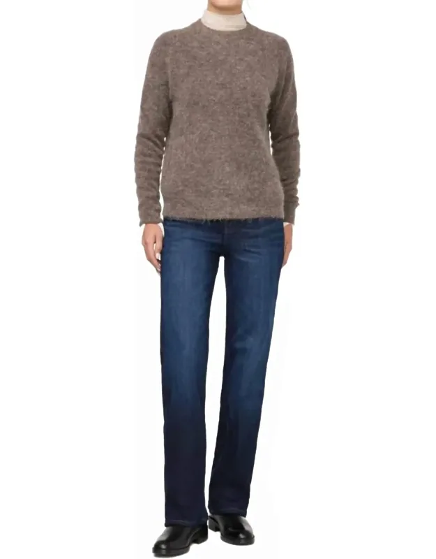 Tech Fleece Denim High Rise Straight Jeans