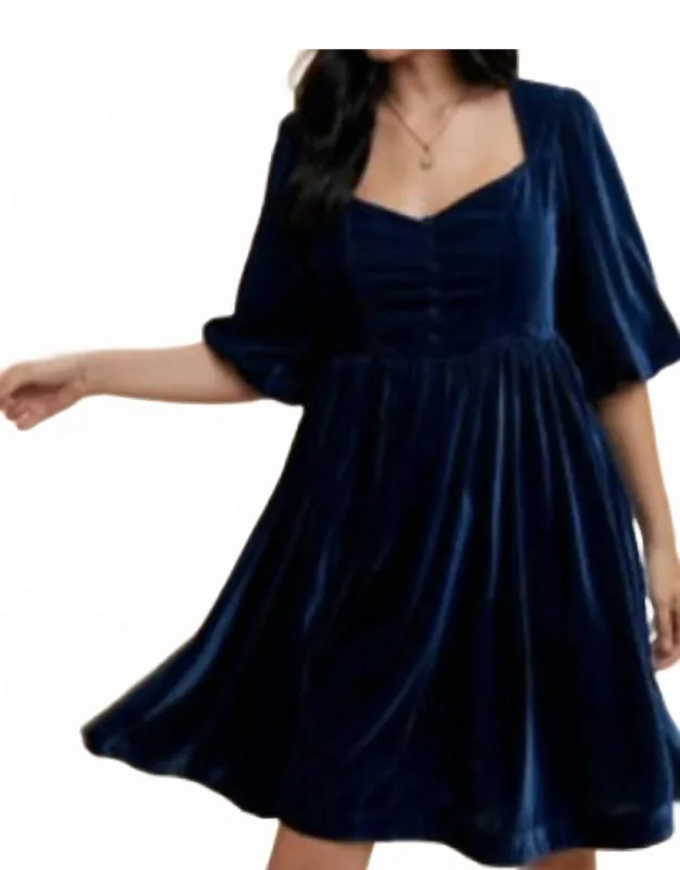 Sweetheart Velvet Mini Dress