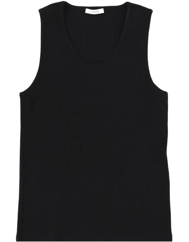 Scoop Neckline Smooth Stretch Cotton-blend Tank Top