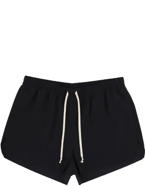 Minimalist Contrasting Drawstring Swim Shorts