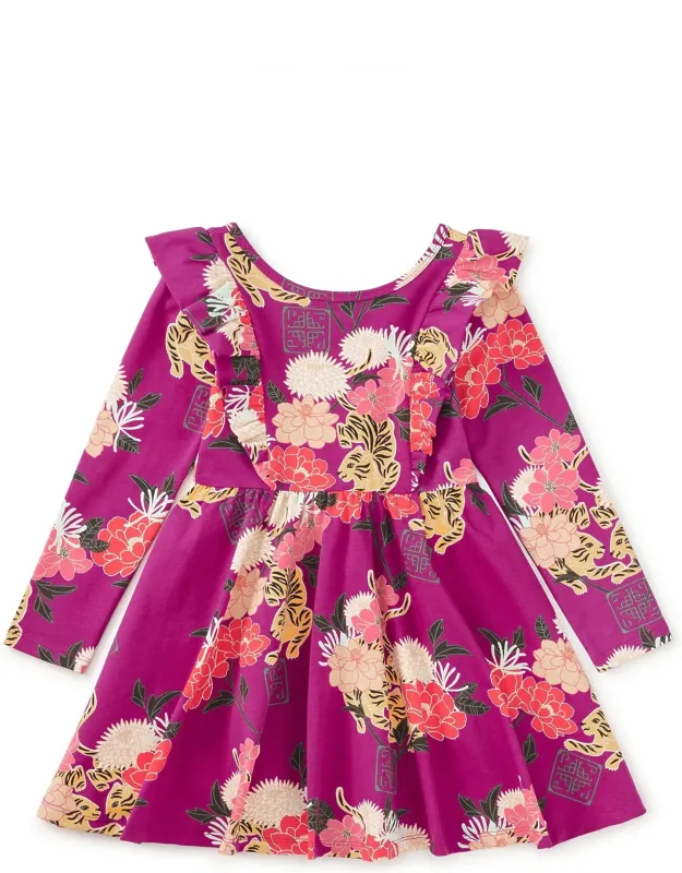 Ruffle Shoulder Ballet Dress