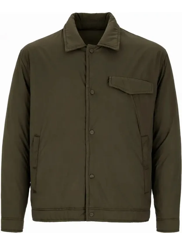 Minimalist Boxy Padded Bomber Jacket