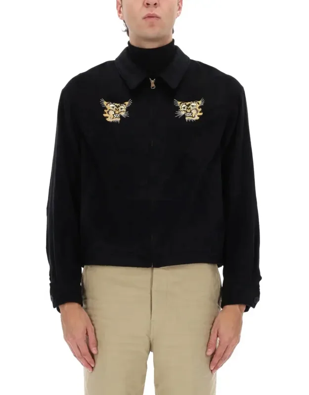 Silk Norad Blouson Bomber Jacket