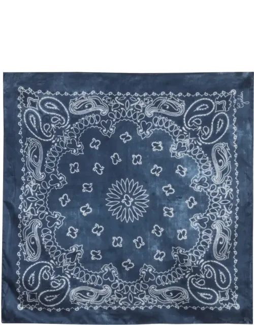 Paisley Print Silk Scarf