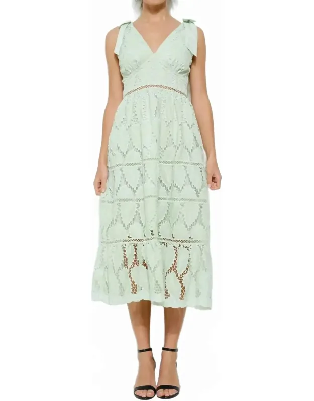 Willow Lace Midi Dress