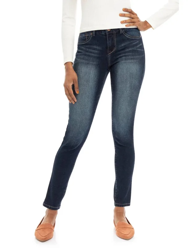 Tummy Control Mid Rise Jeans