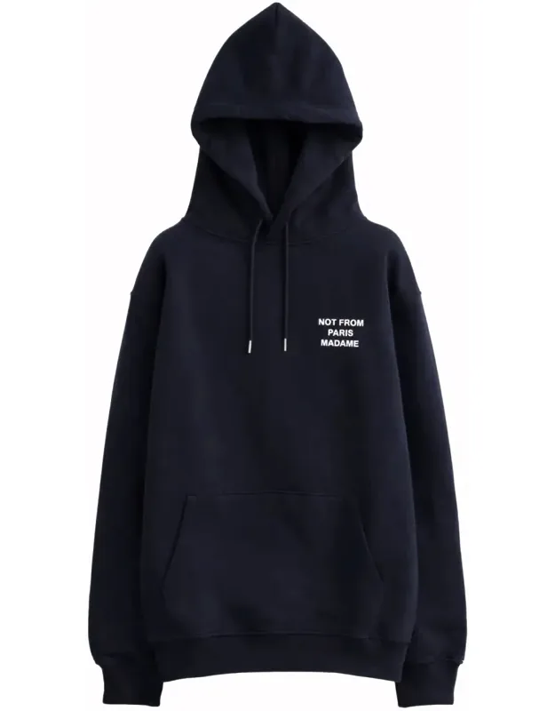 Slogan Graphic Kangaroo Pocket Hoodie