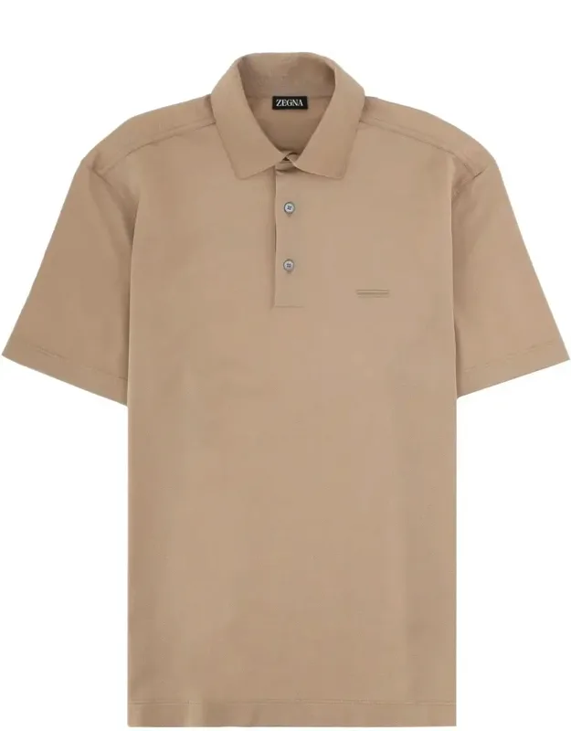Regular Fit Embroidered Cotton Polo Shirt
