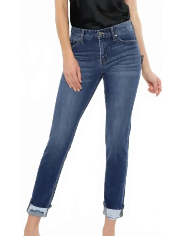 Midrise Slim Straight Jeans