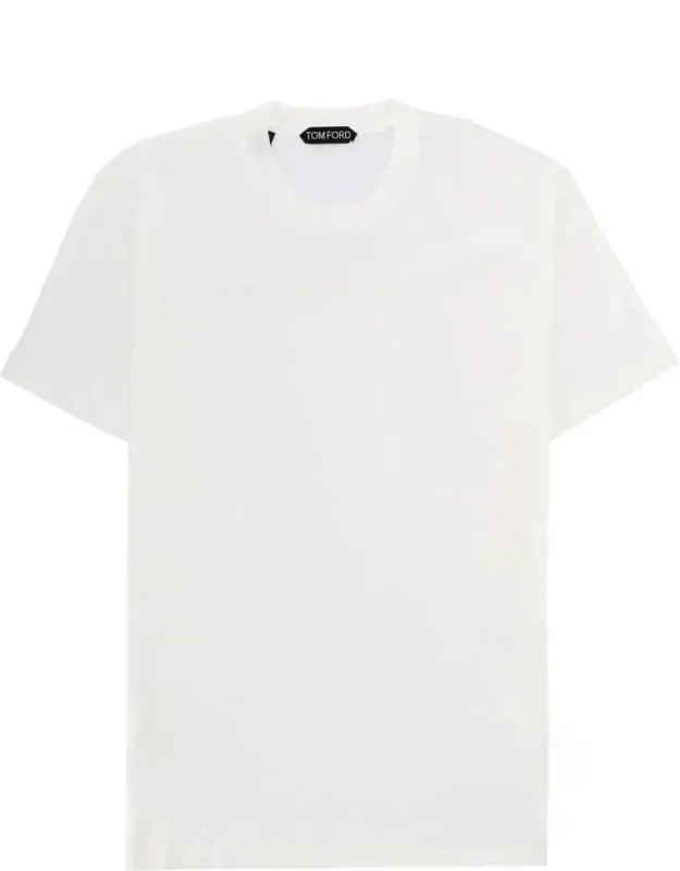 Lyocell-cotton Crew Neck T-shirt
