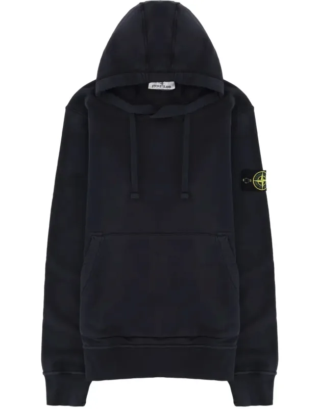 Hooded Sleeve Patch Hoodie