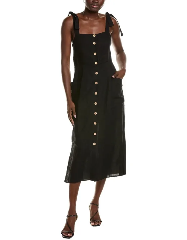 Lillian Linen-blend Dress