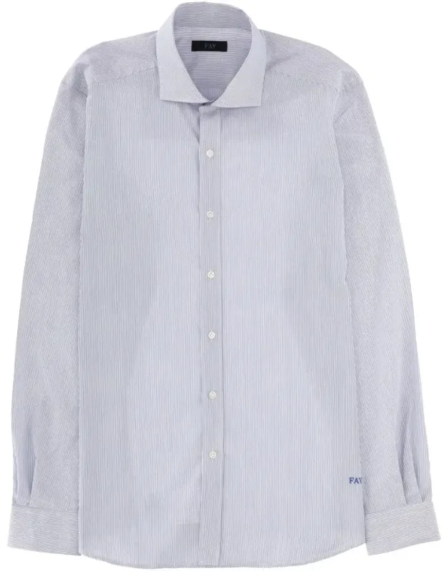 Oxford Stripe Pattern Casual Shirt