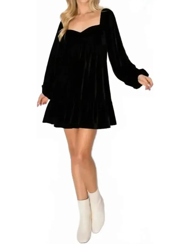 Velvet Mini Dress