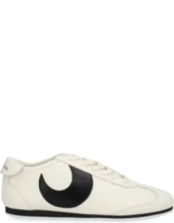 Minimalist Crescent Accent Sneakers