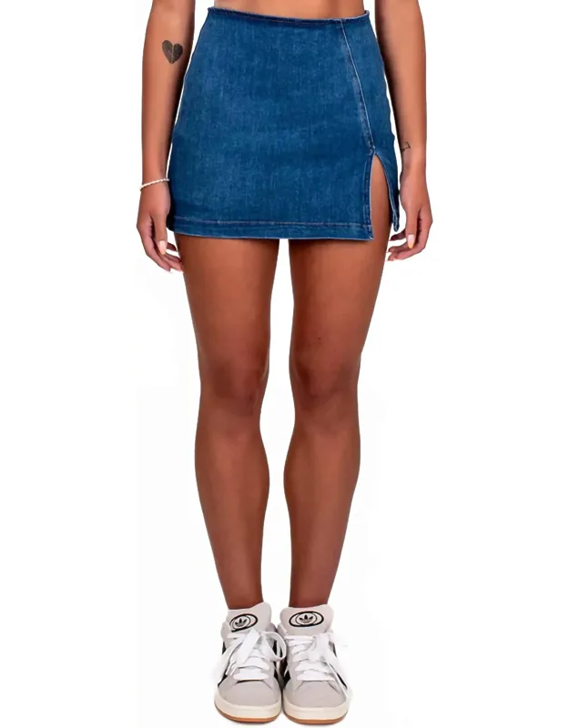 Denim Mini Skirt