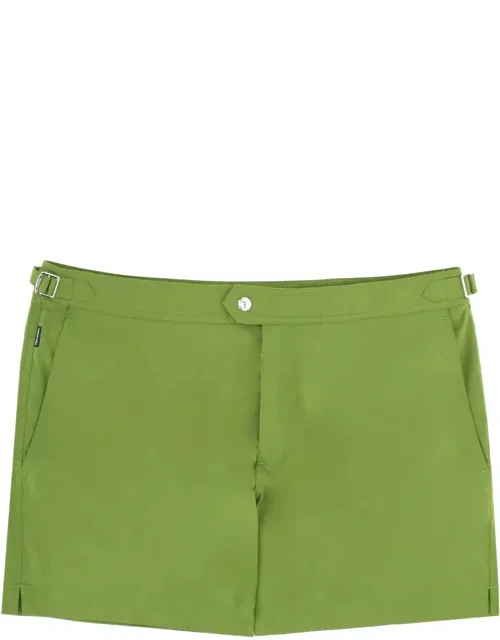 Side Tabs Swim Shorts