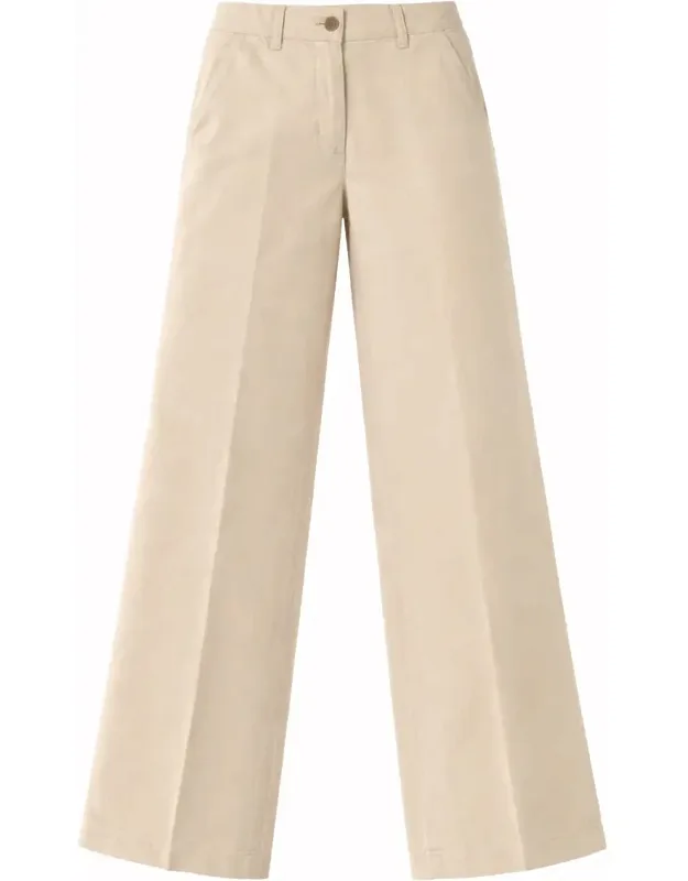 High Waist Front Pleat Tailored Pants