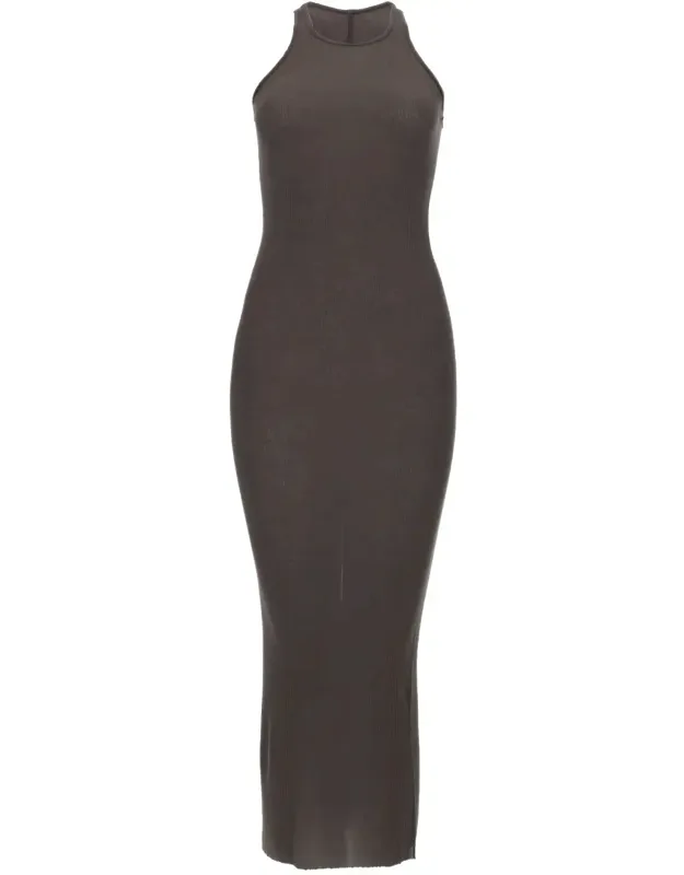Form-fitting Viscose-silk Midi Dress