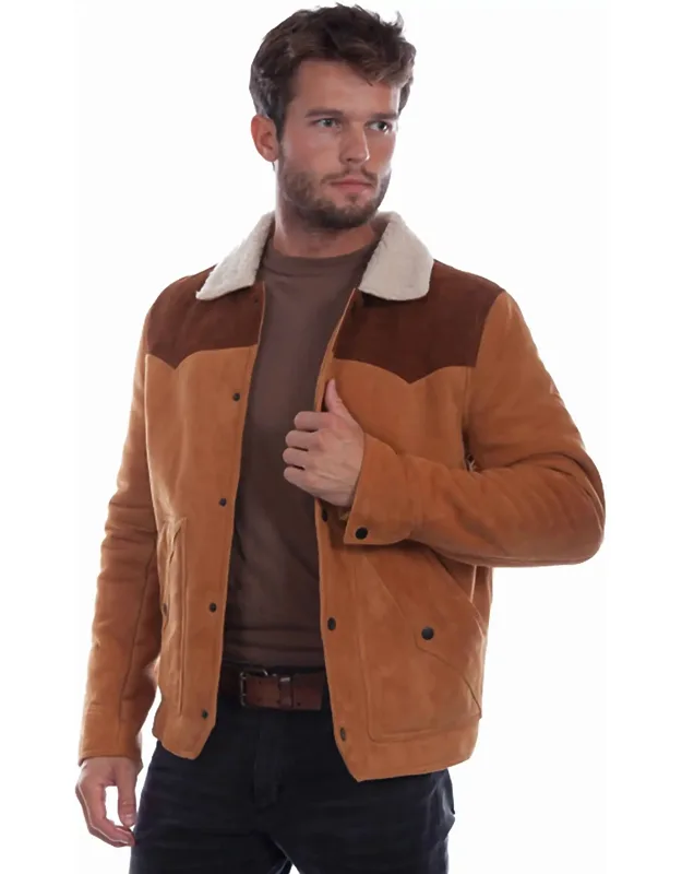 Yellowstone Snap Front Suede Jacket