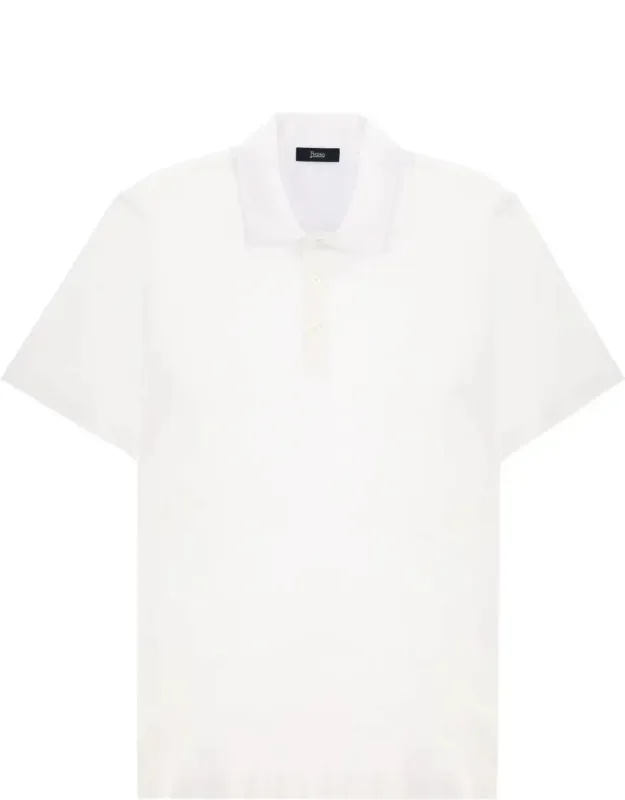 Cotton-elastane Blend Traditional Polo Shirt