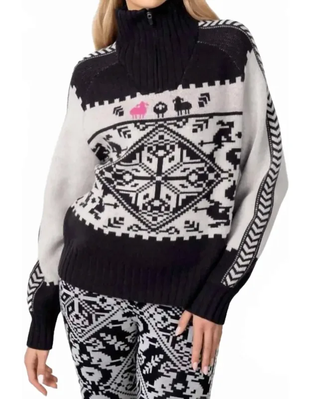 Saga Knit Long Sleeve Sweater