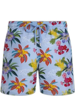 Swim Trunks Garden Turtles With Elastic Waistband And Drawstring