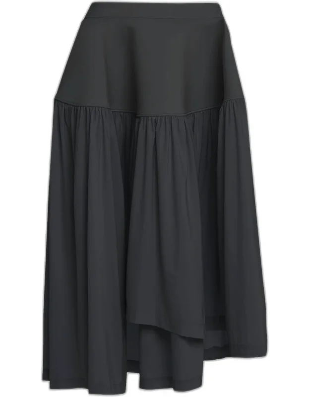 Asymmetric Midi Skirt