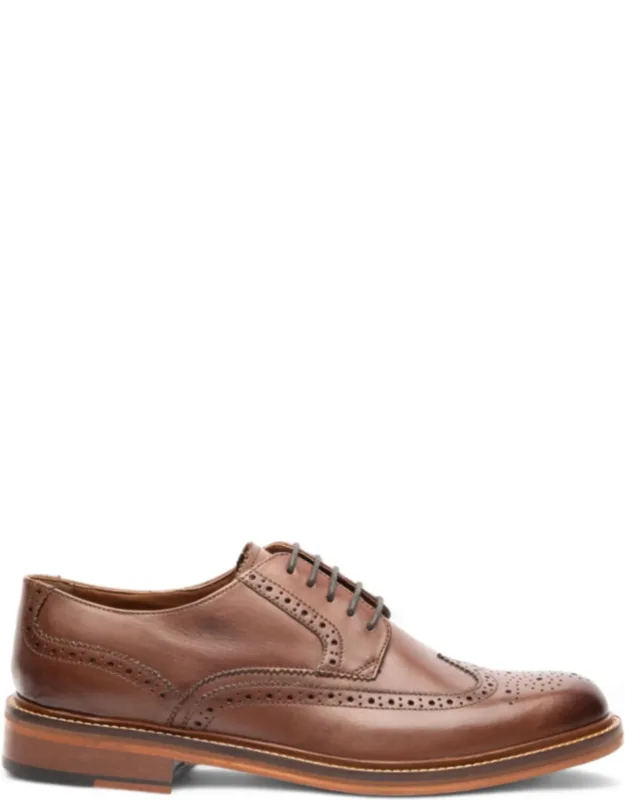 Leather Derby Brogue Oxford Dress Shoes