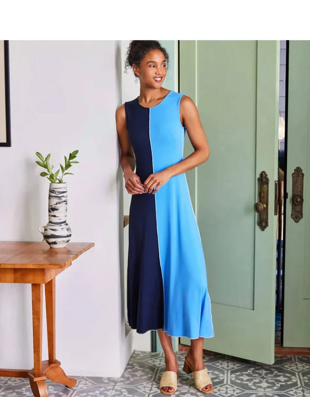 Solene Sleeveless Midi Dress