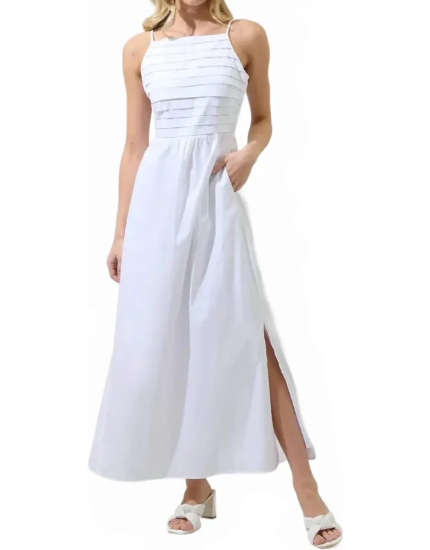 Pleated Maxi Dress