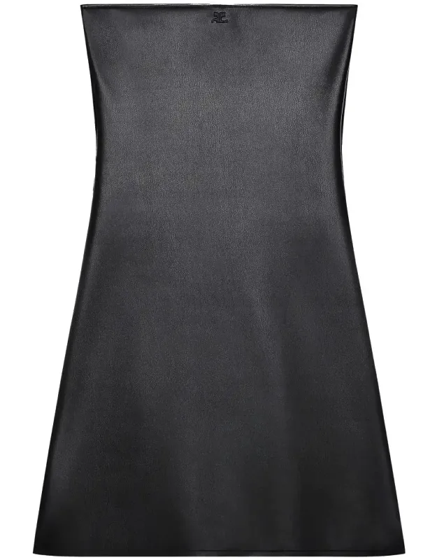 Strapless A-line Mini Dress